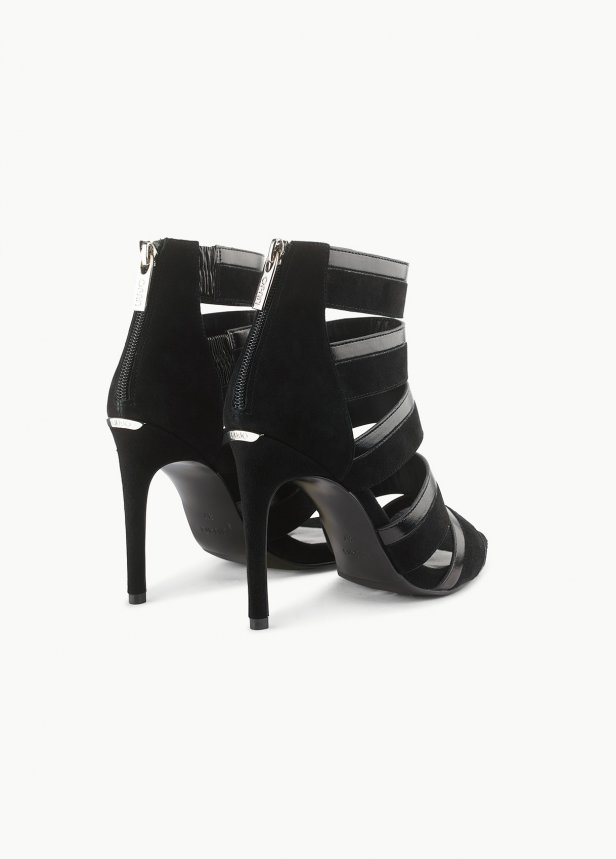 Liu -Jo Hohe Sandalen Aus Veloursleder
